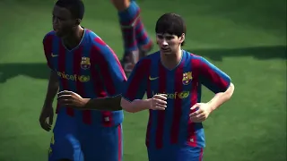 pes 2010 Barcelona Real Zaragoza la liga 3 top player