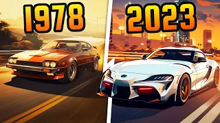 Evolution of the Toyota Supra [1978-2021]