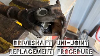 How to change drive shaft uni-joints | Complete guide  (Hilux 4x4)
