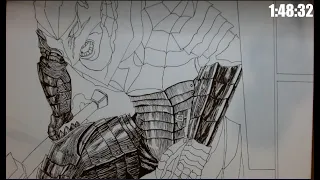 Drawing Guts Vs Seagod! - Berserk (Part 3)