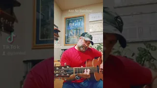 My cover of Justin Johnson's cover of Aint No Sunshine played on my Tacoma parlor guitar.