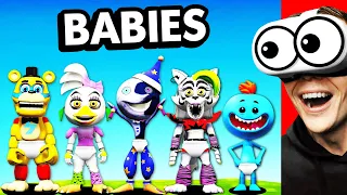 Creating BABY GLAMROCK ANIMATRONICS In VR (FNAF)