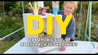 STOLIK ZE SKRZYNEK NA DWA SPOSOBY 🆘 DIY ZRÓB TO SAM