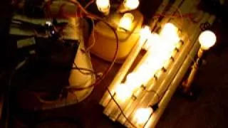 Gas discharge tube as spark gap test