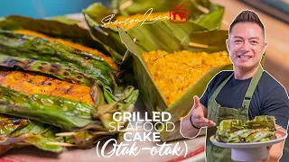 SPICY GRILLED SEAFOOD CAKE (OTAK OTAK) | SHERSON LIAN