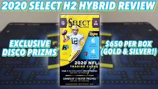 GOLD & SILVER ROOKIES! $650 PER BOX! | 2020 Panini Select Football Hobby H2 Hybrid Box Break/Review