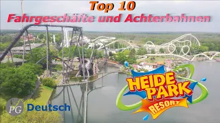 Meine TOP 10 Fahrgeschäfte und Achterbahnen @ Heide Park Soltau 2023