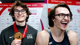 Stephen Nedoroscik (USA) - Interview - 2021 World Championships - Pommel Horse Final