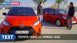 Porovnávací test áut: Toyota Yaris verzus Honda Jazz | Motoring TA3