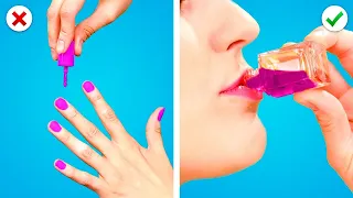 SNEAK CANDIES INTO BEAUTY SALON || Sneaky Edible DIY Tips to Sneak Food Anywhere by Crafty Panda How