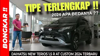 Bongkar !! DAIHATSU NEW TERIOS FACELIFT 1.5 R AT CUSTOM 2024 || Review Exterior & Interior Terbaru