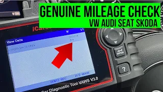 How To Check Audi Genuine Mileage From ECU