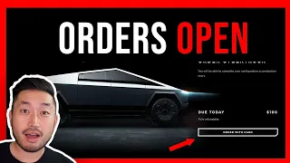 Tesla CyberTruck Ordering NOW Live