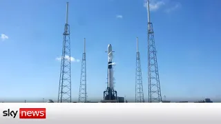 SpaceX launches rocket with 56 Starlink satellites to low-Earth Orbit