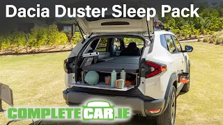 The Dacia Duster's Sleep Pack turns it into a compact camper