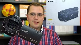 Sony FDR-AX53 - Kompakter 4K Camcorder im Langzeittest