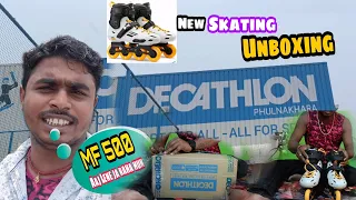 new MF 500 Skati Lene Decathlon unboxing New MF 500 Skating || Skating Vlog 🥳