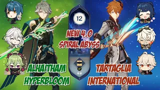 Best 4.0 Spiral Abyss Teams?! Alhaitham Hyperbloom & Childe International - Floor 12 9 Stars