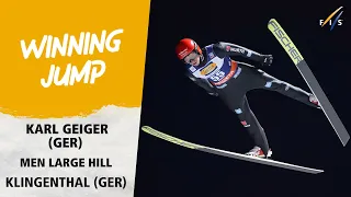 Geiger completes winning weekend in Klingenthal | FIS Ski Jumping World Cup 23-24