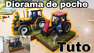 Tuto diorama agricole 1/32 débutant / intermédiaire ( Diorama de poche )