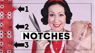 NOTCHES - 3 ways to mark notches on sewing patterns beginner to advanced (and what to use them for!)