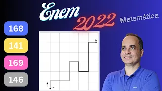 📘Enem 2022/168 | Matemática | Uma pessoa precisa se deslocar de automóvel do ponto P para o ponto...