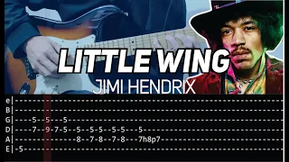 Jimi Hendrix - Little Wing (Guitar lesson with TAB) - FULL SONG