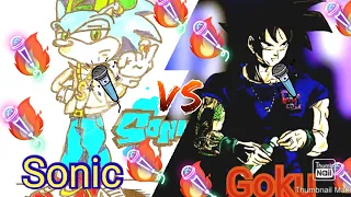 This Rap Battle Is Gonna Be Epic:Sonic Vs Goku (Rap Battle Reaction)