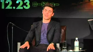 Zac Efron practiced how to kiss Michelle Pfeiffer alone