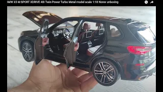 BMW X5 M SPORT XDRIVE 40I Twin Power Turbo Metal model scale 1:18 Norev unboxing