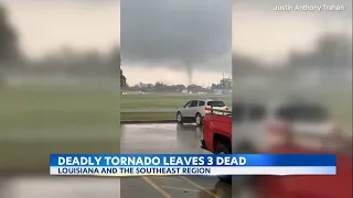 3 dead in Louisiana as US storm spawns Southern tornadoes