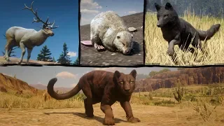 Playing as Legendary Animals in Red Dead Redemption 2 PC → Legendary : Panther, Beaver, Coyote, Elk