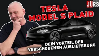 Tesla Model S Plaid Auslieferung mit Jürs Vorteil