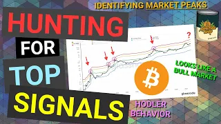 HUNTING for TOP SIGNALS in Bitcoin! Using ON-CHAIN Data to Find MARKET PEAKS