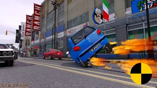 GTA 4 CRASH TESTING REAL CAR 107