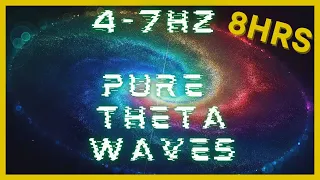 4-7hz PURE Theta Waves | 432hz Base Frequency | Binaural Beats | CIA Hemi Sync | Astral Projection