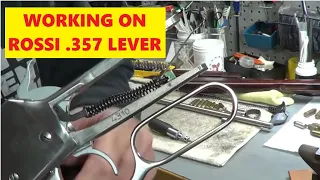 Rossi 92 Lever Action Stainless - Smothing Out The Action - Removing Rough Spots