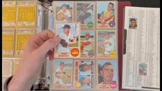 A Recently Purchased 1968 Topps Baseball Complete Set (With Some PSA-Worthy Cards)