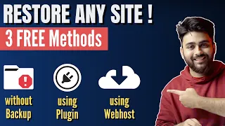 Restore Website with/without Backup (FREE)