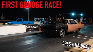 ALLISON'S FIRST GRUDGE RACE! The 340 runs better than we thought!