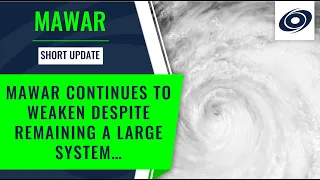 Tropical Storm Mawar (Betty) Continues to Weaken and Meander near Taiwan: Short Update