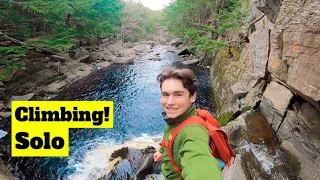 Solo Cliff Climbs in Canadian Wilderness