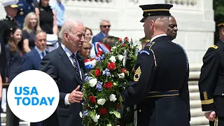 Biden, Harris honor unidentified fallen soldiers on Memorial Day | USA TODAY