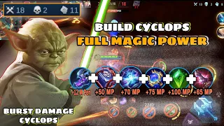 BUILD CYCLOPS PALING SAKIT 2022 - CYCLOPS FULL MAGIC POWER - TUTORIAL CYCLOPS - TOP GLOBAL CYCLOPS