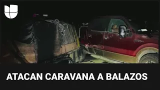 Comando armado en México ataca a balazos una caravana de autos en la que iban estadounidenses