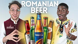 German & African try famous ROMANIAN BEER