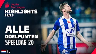 ALLE DOELPUNTEN 🍿📺 Jupiler Pro League Highlights GD20