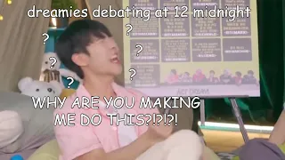 nct dream debating til midnight (6th anniversary celebration)