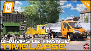 🇫🇷 Cutting Grass & Taking Down Trees In A Local Archery Club - Public Works ⭐ FS19 Champs De France