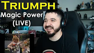 TRIUMPH - Magic Power LIVE | FIRST TIME REACTION TO TRIUMPH MAGIC POWER US Festival 1983